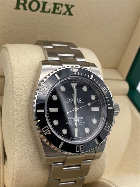 rolex submariner discontinued|rolex submariner non date.